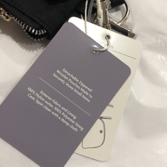 Gaiam essentials 2pack black duo wristlet with black silver wrist strap new - Picture 8 of 11